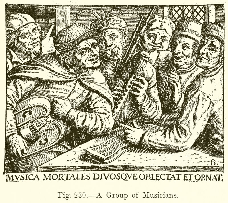Grupa muzyków autorstwa English School