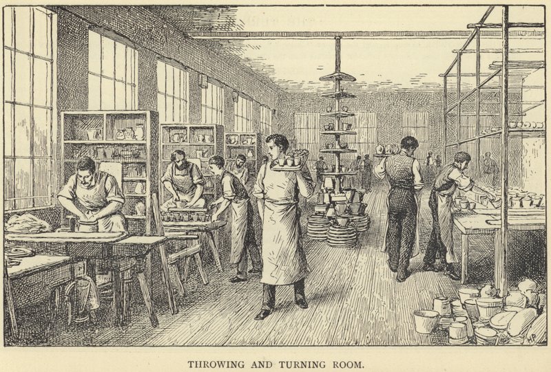 Przewodnik po Królewskich Zakładach Porcelany autorstwa English School