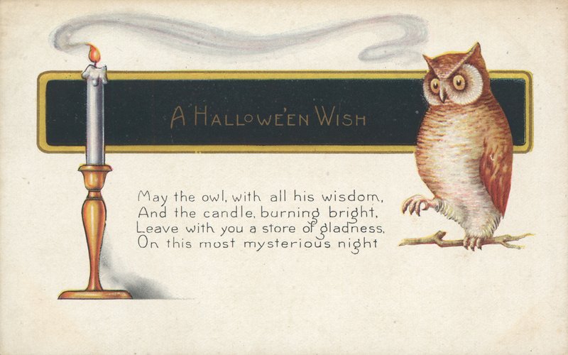 Halloweenowe życzenie autorstwa English School