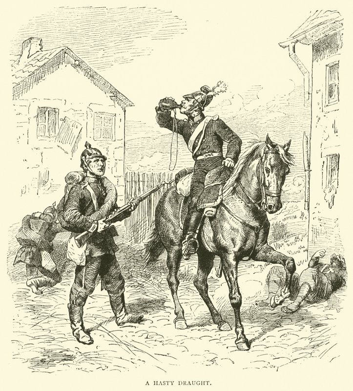 Pospieszny szkic, styczeń 1871 r. autorstwa English School
