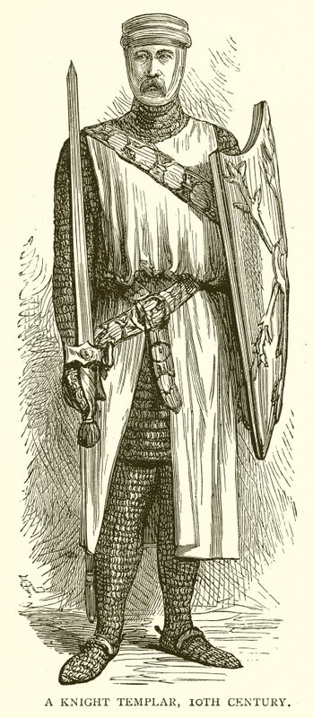 Templariusz, X wiek autorstwa English School
