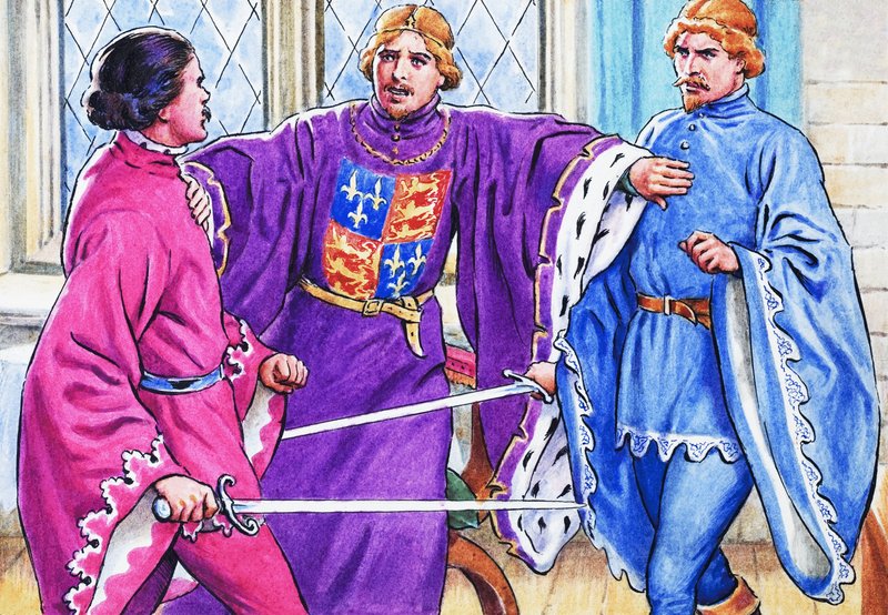 Człowiek na tronie: rozmowa o zdradzie autorstwa English School