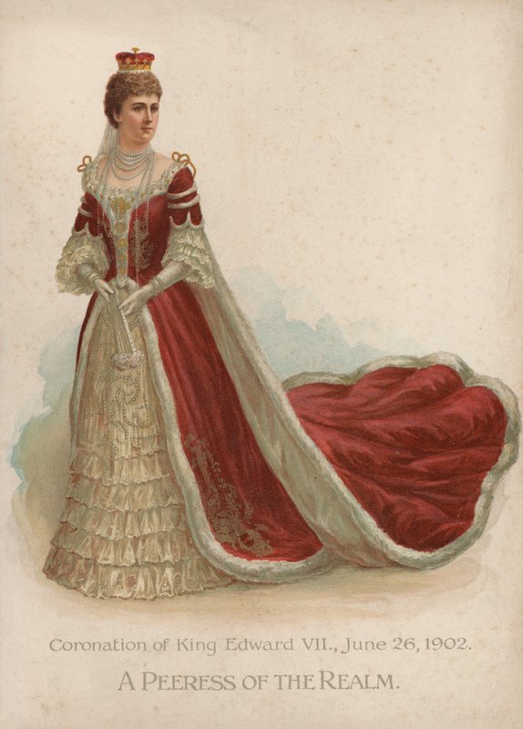 Peeress of the Realm (chromolitho) autorstwa English School