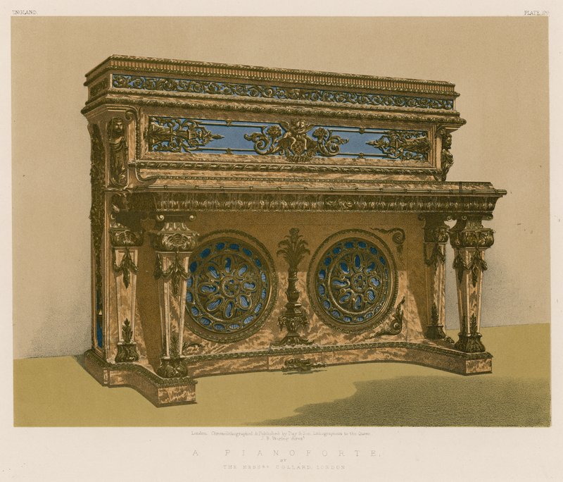 Pianoforte panów Collard, Londyn autorstwa English School