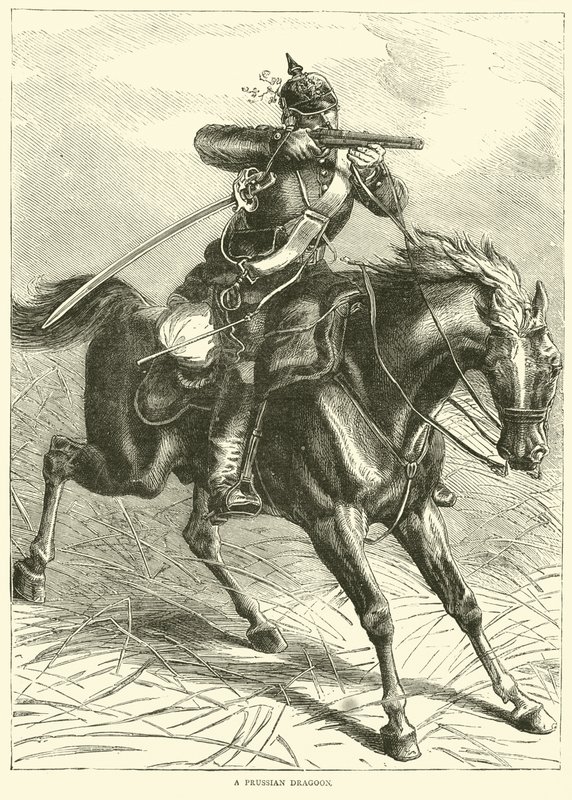 Pruski Dragon, wrzesień 1870 autorstwa English School
