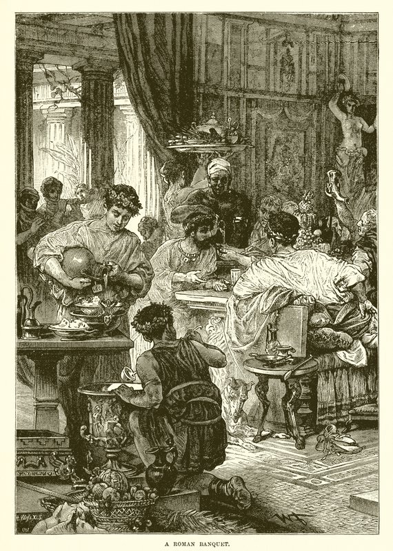 Bankiet rzymski autorstwa English School