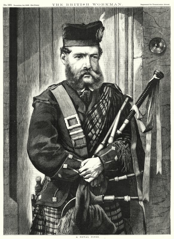 Królewski Piper (grawerunek) autorstwa English School