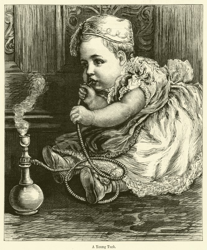 Młody Turk (rycina) autorstwa English School