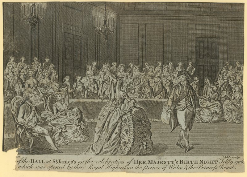 Bal w Pałacu Św. Jakuba autorstwa English School