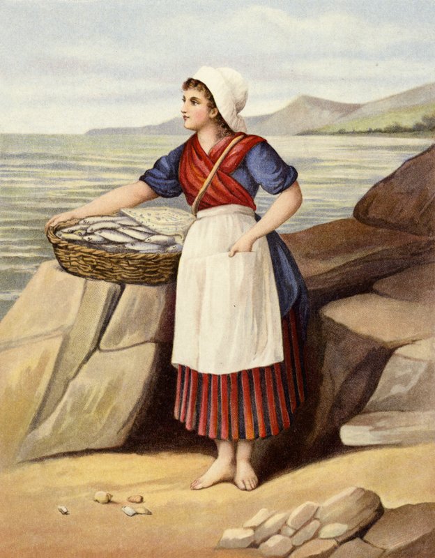 Żona rybaka autorstwa English School