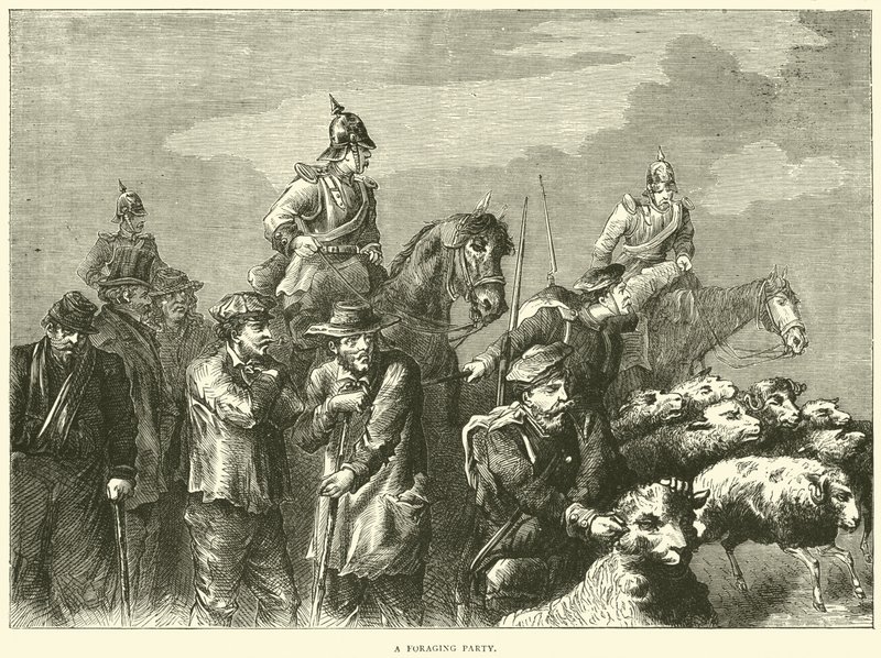 Zabawa łowna, październik 1870 autorstwa English School