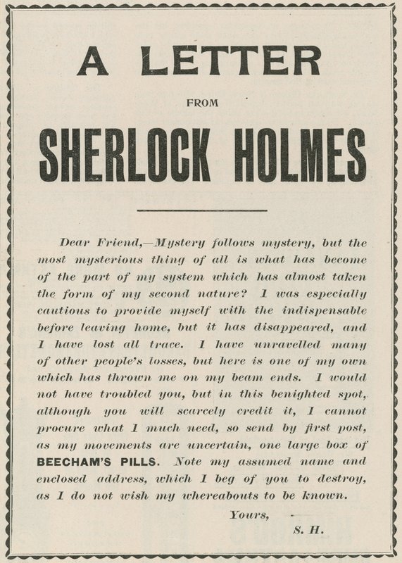 List od Sherlocka Holmesa autorstwa English School