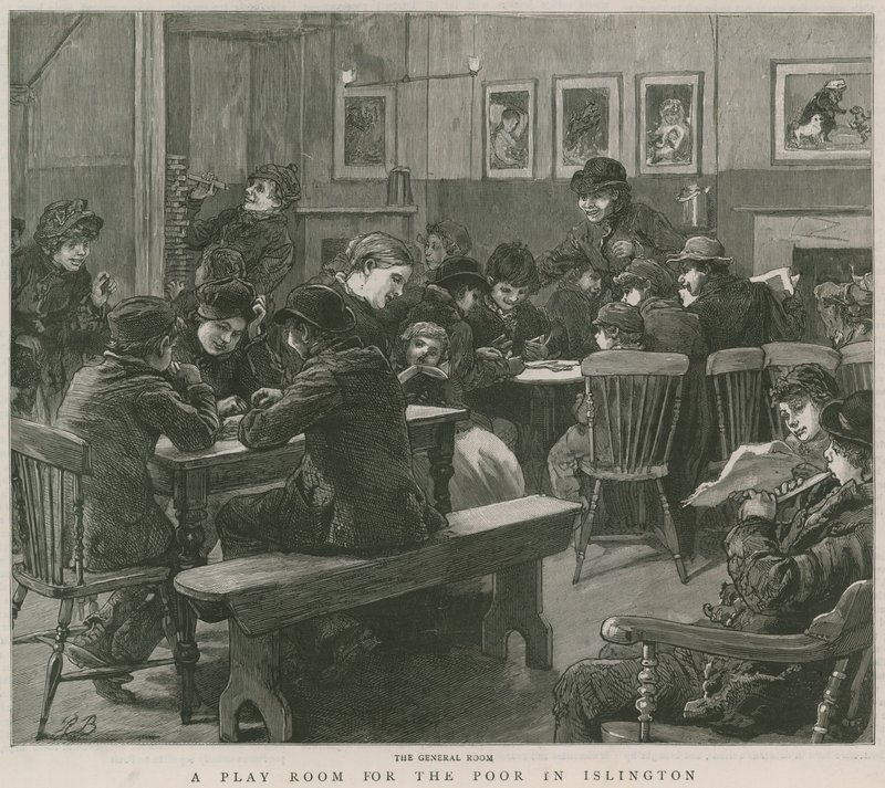 Pokój zabaw dla ubogich w Islington: Pokój ogólny autorstwa English School