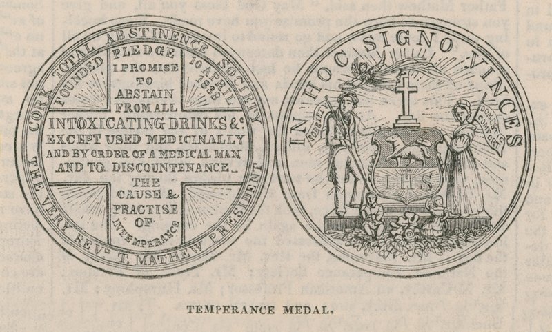 Medal wstrzemięźliwości autorstwa English School