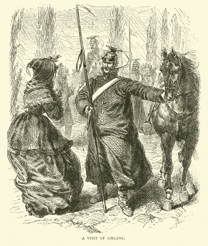 Wizyta Ułanów, marzec 1871 autorstwa English School