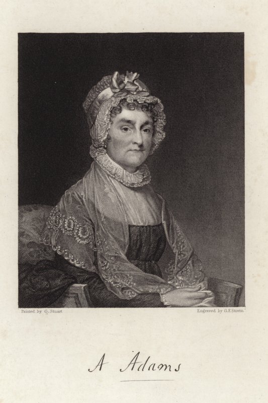 Abigail Adams autorstwa English School