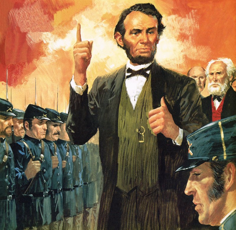 Abraham Lincoln autorstwa English School