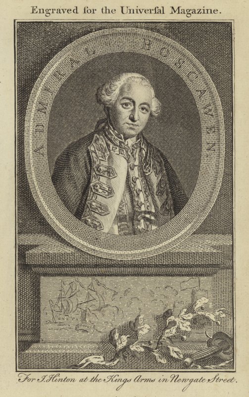 Admirał Boscawen autorstwa English School
