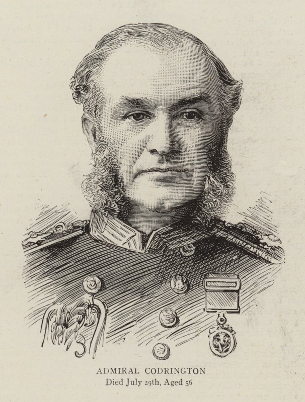 Admirał Codrington (grawerunek) autorstwa English School