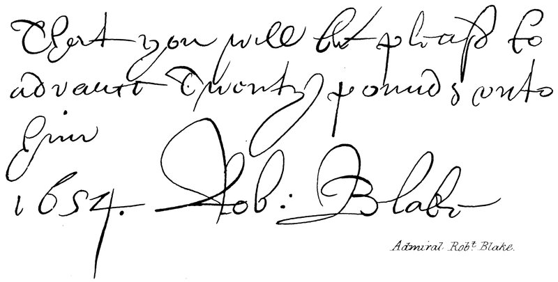 Admirał Robert Blake autorstwa English School