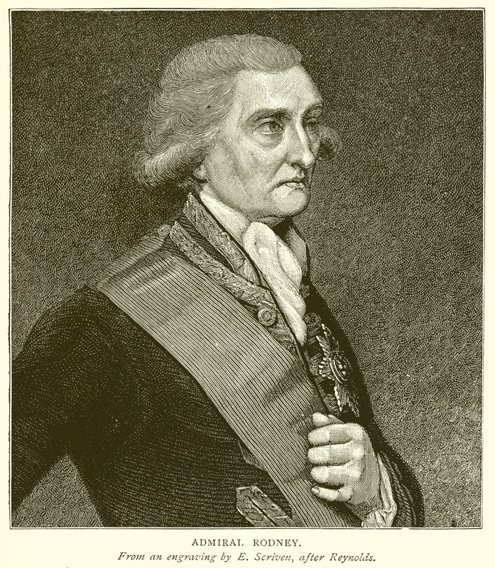 Admirał Rodney autorstwa English School
