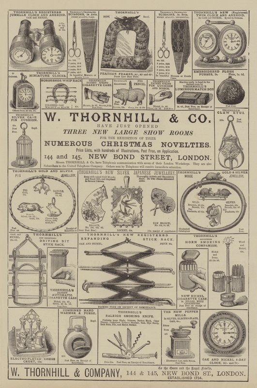 Reklama, W Thornhill and Company (grawerowanie) autorstwa English School