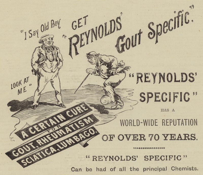 Reklama dla konkretnego Reynoldsa (grawerowanie) autorstwa English School