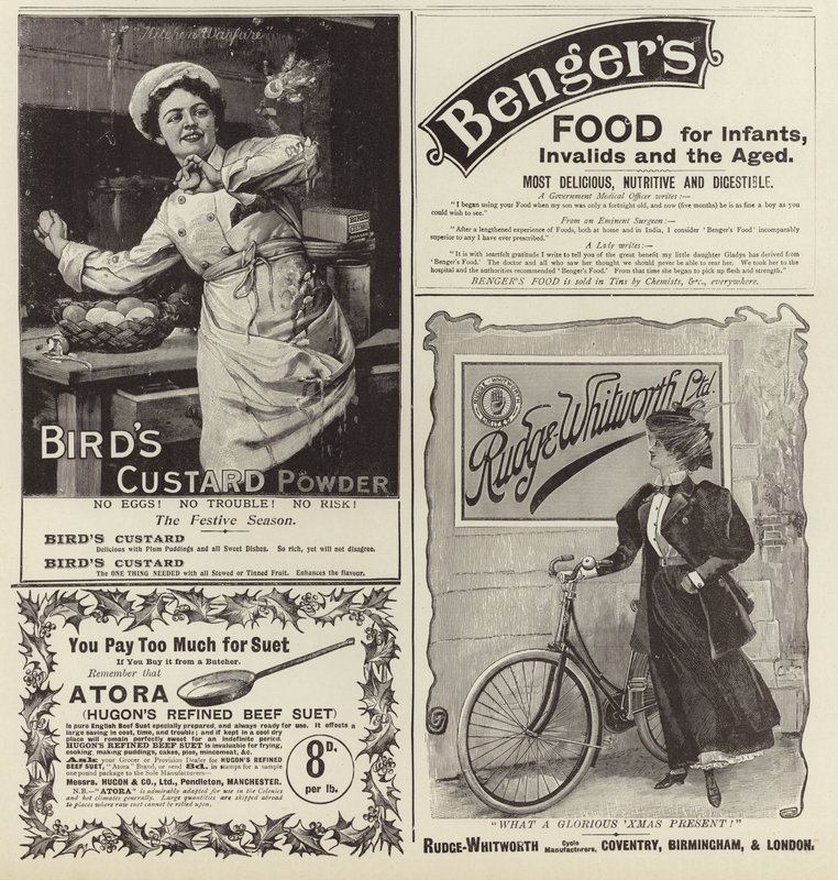 Rozprzestrzeniła się reklama z The Graphic Christmas Numer 1896 autorstwa English School