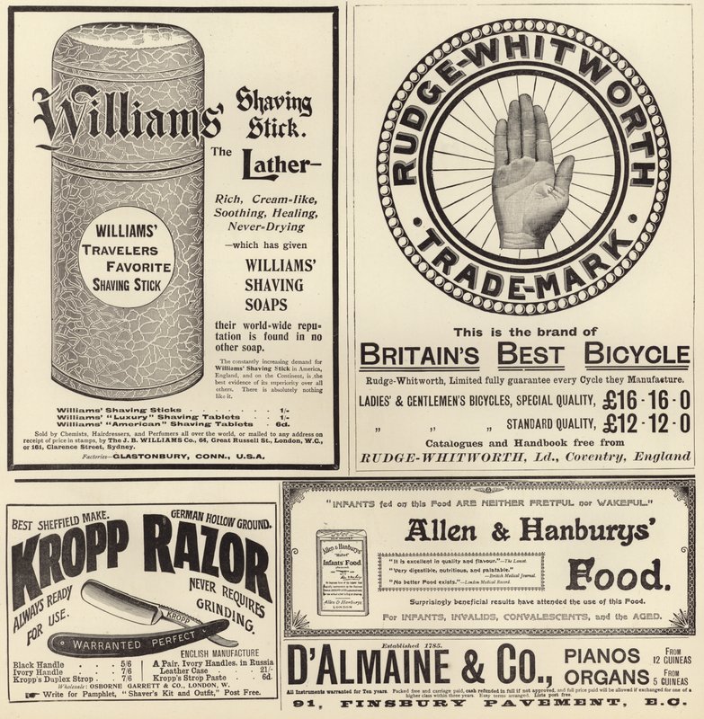 Rozprzestrzeniła się reklama z The Graphic Christmas Numer 1897 autorstwa English School