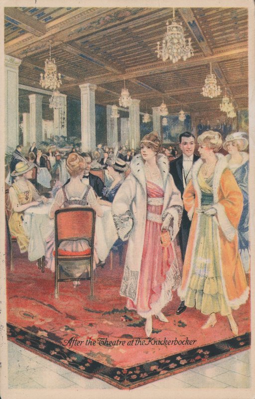 Po teatrze w Knickerbocker autorstwa English School