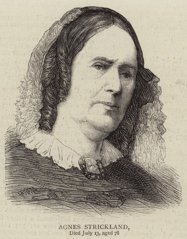 Agnes Strickland (grafika) autorstwa English School