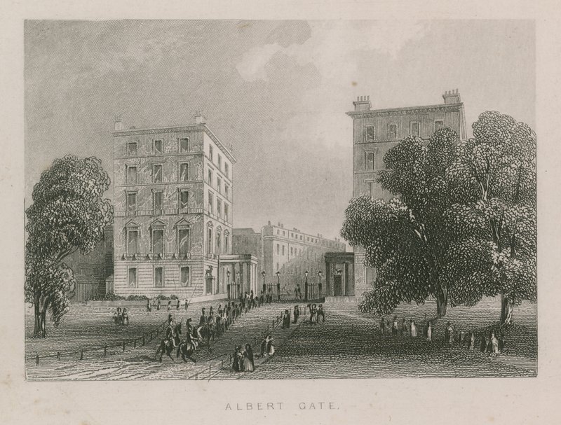 Albert Gate, Kensington Park, Londyn autorstwa English School