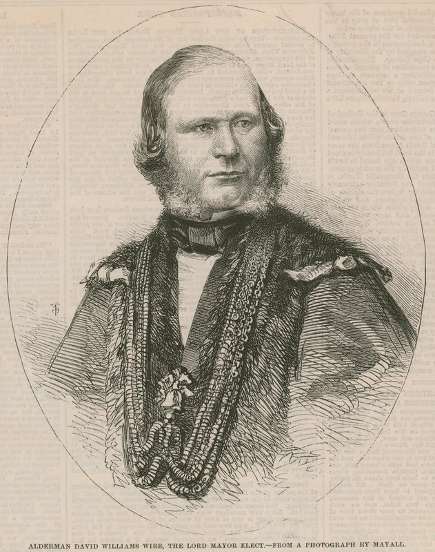 Radny David Williams Wire, burmistrz elekt autorstwa English School