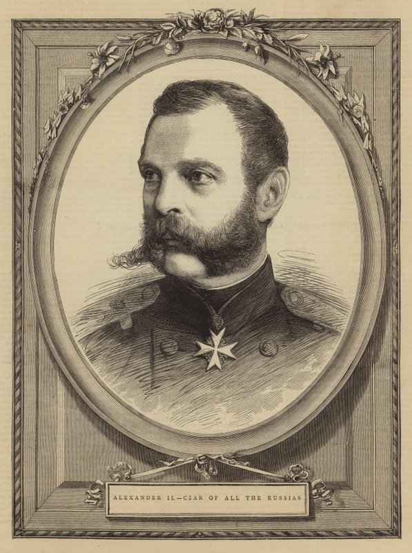 Aleksander II, car wszystkich Rosji (rycina) autorstwa English School