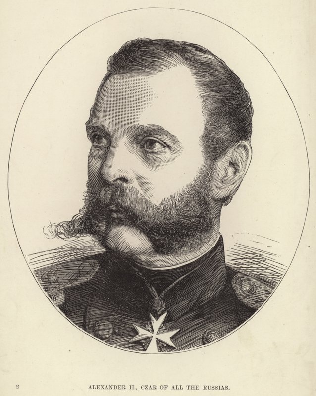 Aleksander II Rosji autorstwa English School