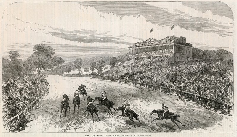 Alexandra Park Races, Muswell Hill autorstwa English School