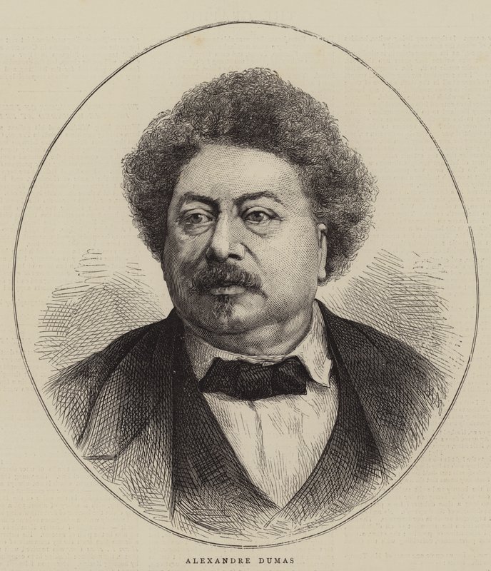 Alexandre Dumas (rycina) autorstwa English School