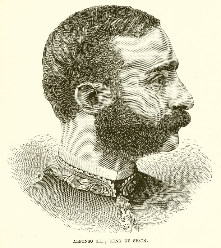Alfons XII, król Hiszpanii autorstwa English School