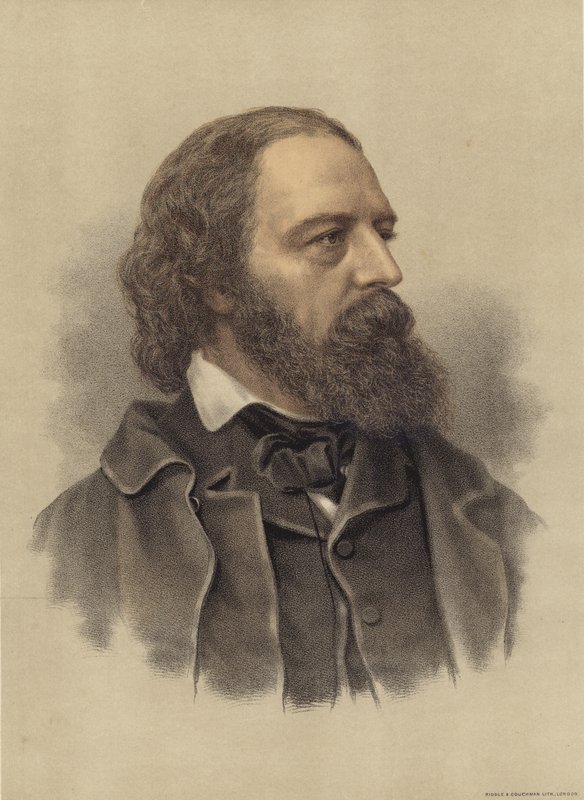 Alfred Lord Tennyson autorstwa English School