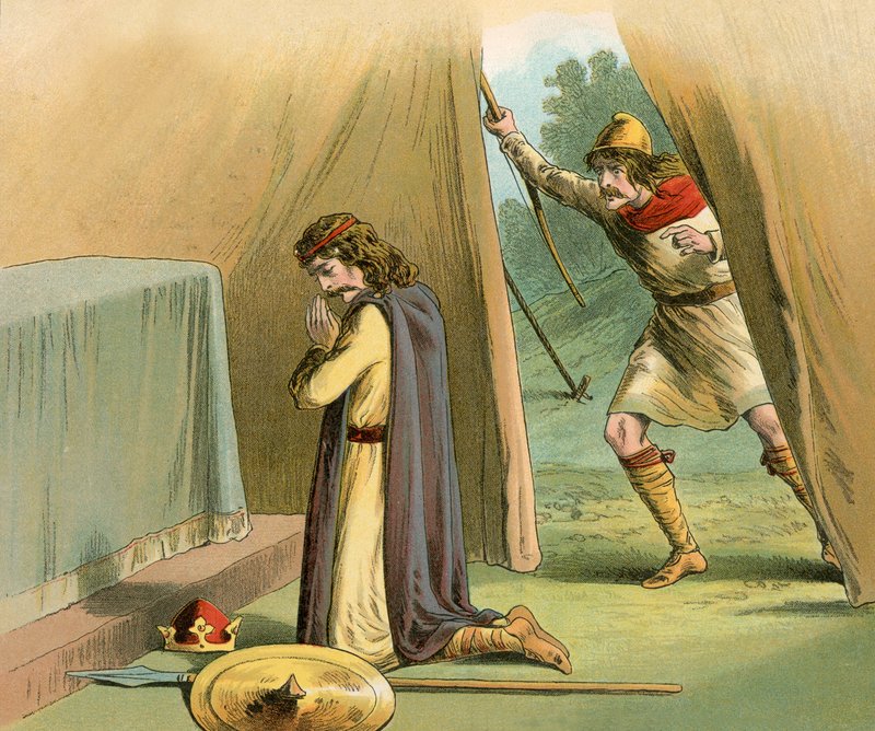 Alfred wysyła do Ethelred po pomoc autorstwa English School
