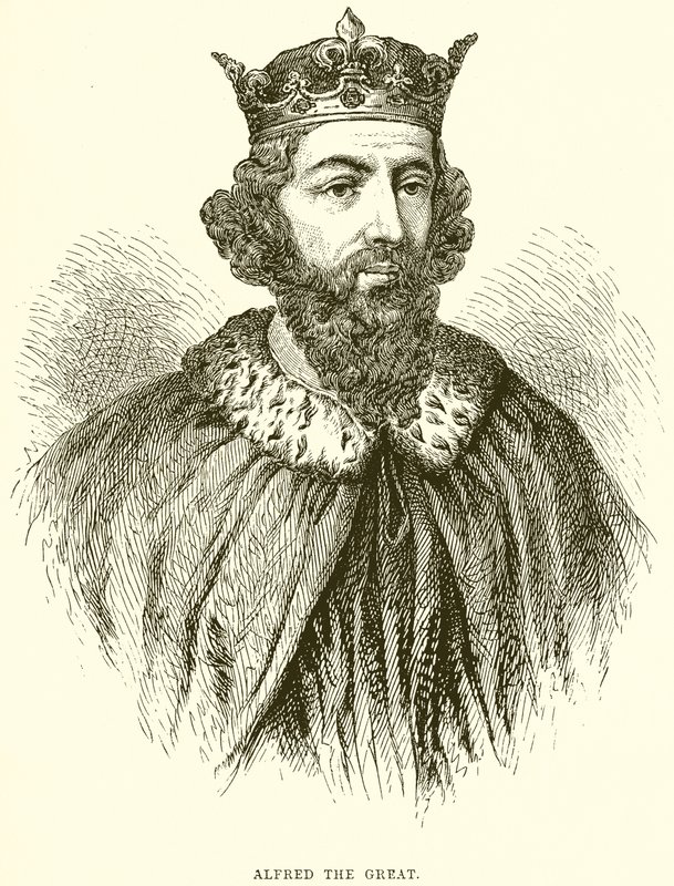 Alfred Wielki autorstwa English School