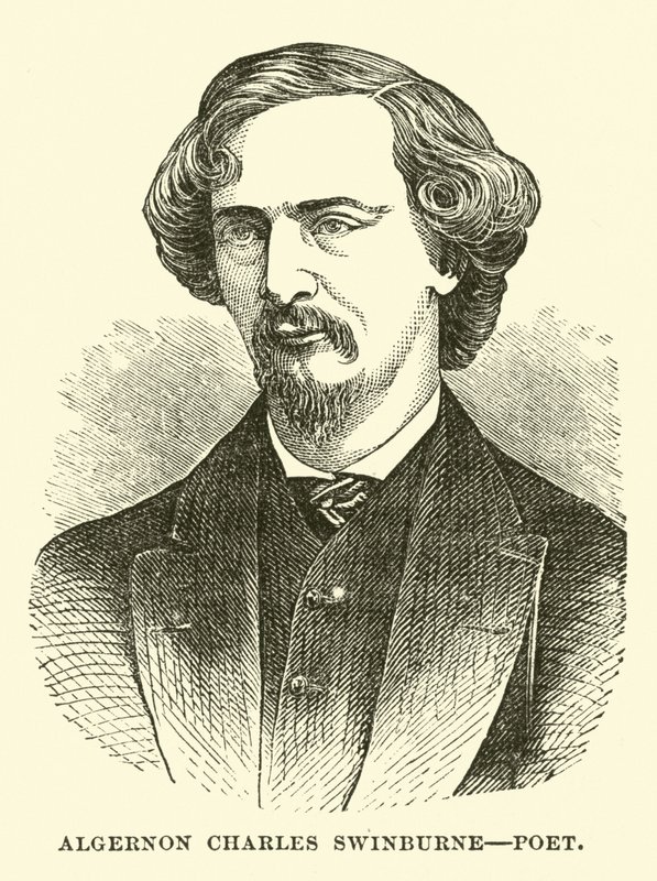 Algernon Charles Swinburne, poeta autorstwa English School