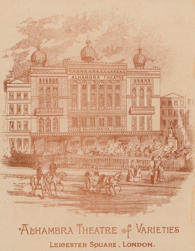 Teatr Alhambra, Leicester Square, Londyn autorstwa English School