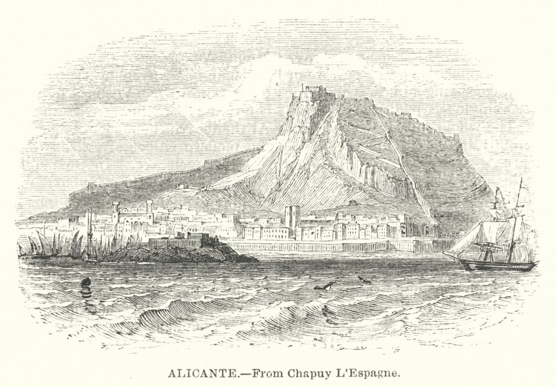 Alicante (grawerunek) autorstwa English School