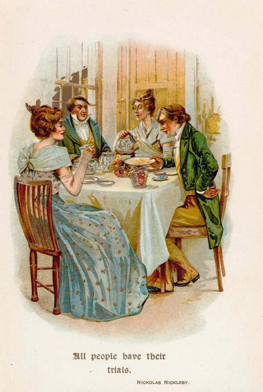 Wszyscy ludzie mają swoje próby. Nicolas Nickleby autorstwa English School