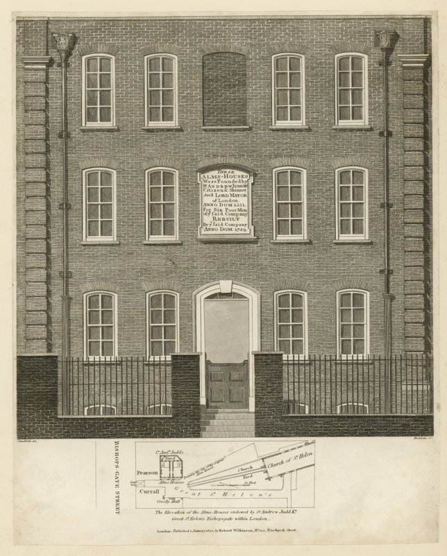 Domy Jałmużny, Bishopsgate autorstwa English School