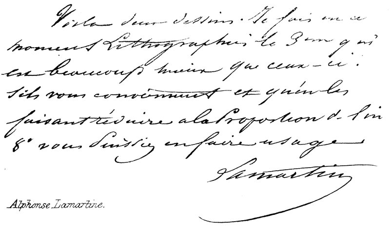 Alfons Lamartine autorstwa English School
