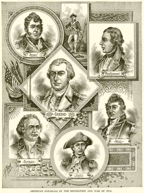 Amerykańscy generałowie rewolucji i wojny 1812 r autorstwa English School
