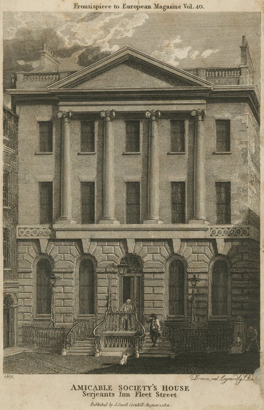 Dom Towarzystw Polubownych, Serjeants Inn, Fleet Street, Londyn autorstwa English School