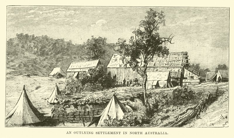 Odległa osada w północnej Australii autorstwa English School